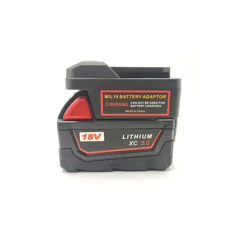 Battery Adapter Converter Compatible for Milwaukee 18V Li-ion Batteries for Parkside 20V Lithium-ion Batteries Power Tools Drill