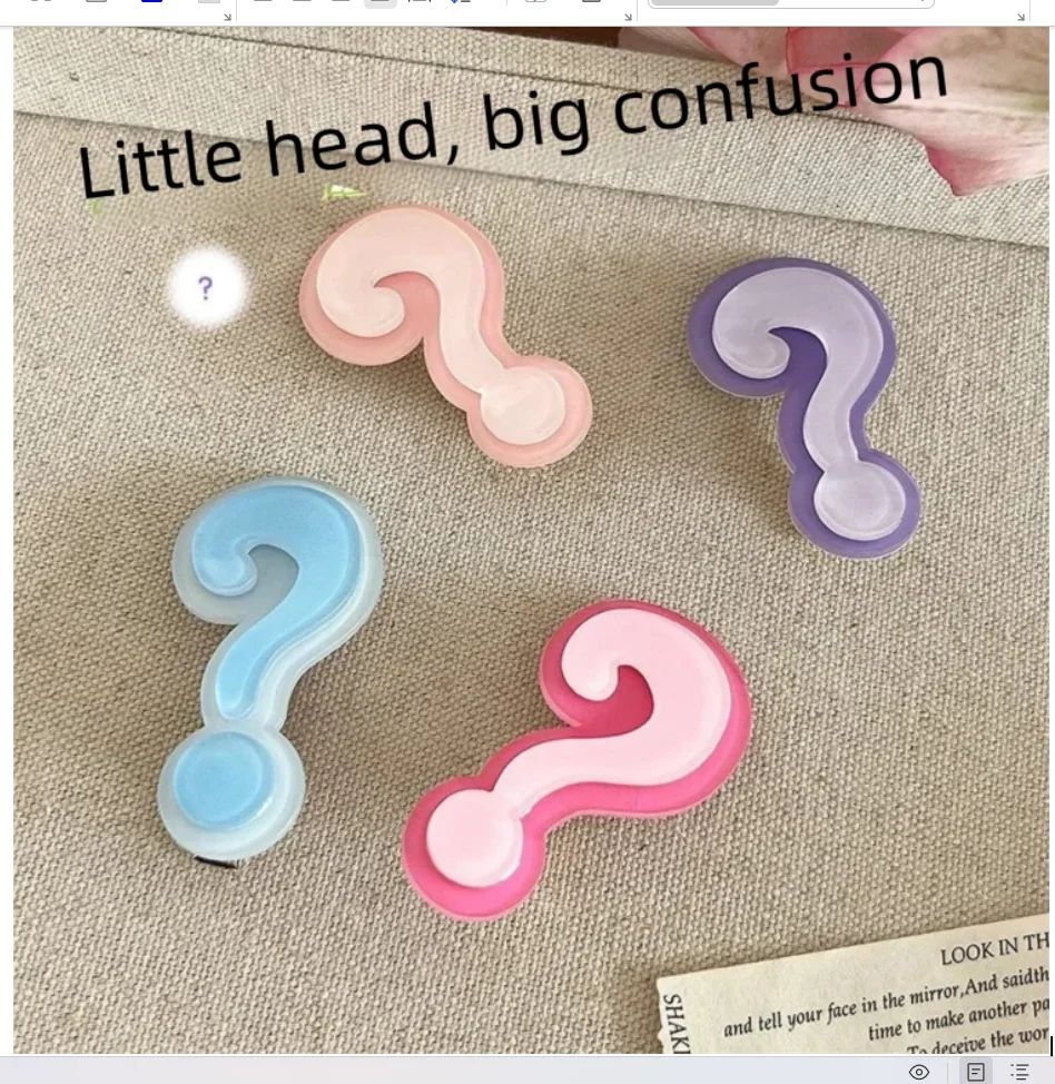 

Korean-style square hair clip Elegant and versatile for young women Suitable for bangs and side-swept styles