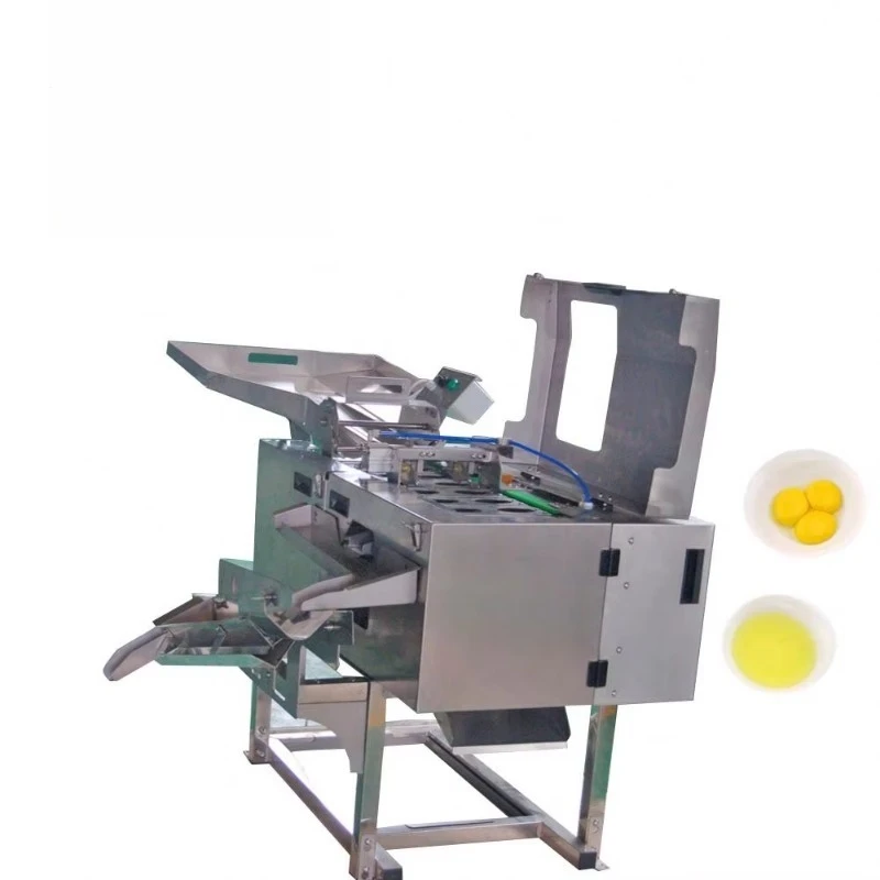 Deposit Automatic Small Egg Knocker and Separating Machine Stainless Steel Egg Yolk Separator for Liquid Egg