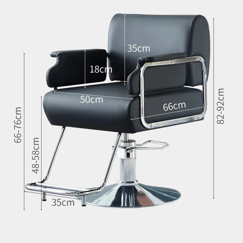 Luxury Trendy Barber Chair Beauty Salon Hairdressing Commercial Shampoo Barber Chair European Aesthetic Commercial Furniture