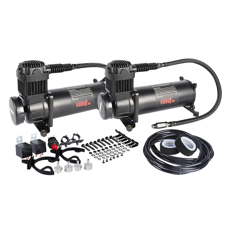 Convenient Portable air Suspension Compressor Pump 4x4 Accessories off Road 12v Car airbag Inflators with Huge Power