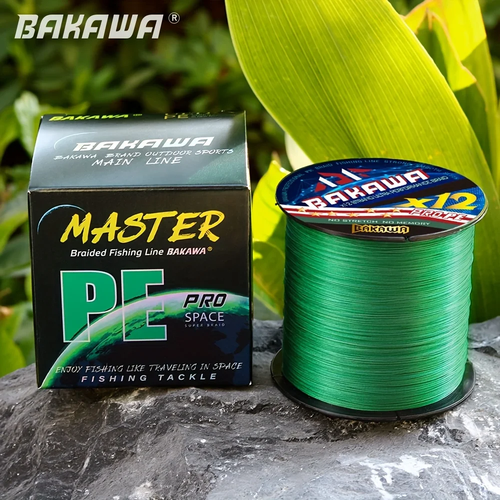 

BAKAWA 12 strands Fishing Line 300Meter multifilament Japanese PE braided line For fishing line fishing accessories equipment