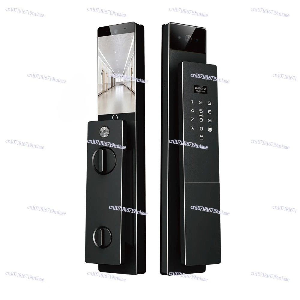 High-End Home Palm Vein J-link Wifi 3D Face Recognition Digital Biometric Fingerprint Smart Door Lock Israel Lock Body Intercom