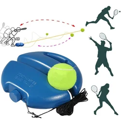 Balle de rebond pour entraîneur de tennis avec ficelle, plinthe d'auto-apprentissage, amortisseur de tennis, outil d'entraînement, équipement d'exercice