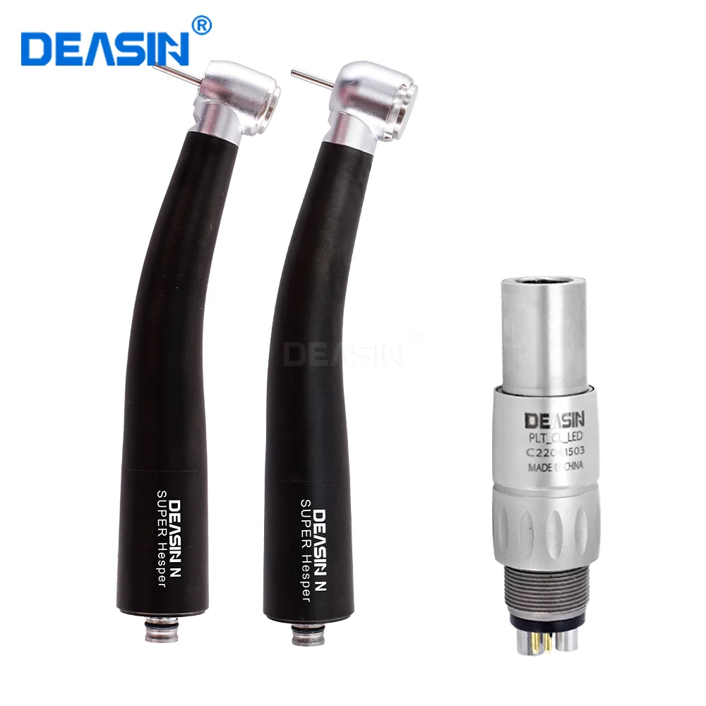 Dental Fiber Optic Handpiece Torque Head High speed Air Turbine Ceramic Bearing Dentist Tool Compatible with NSK Connectors