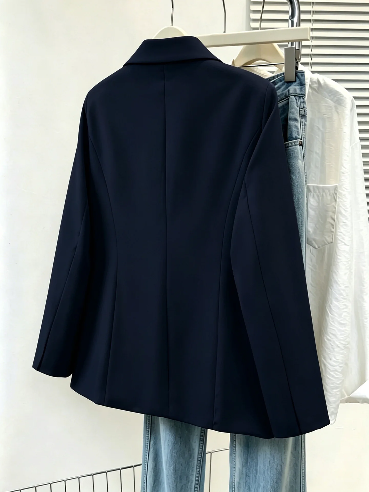 Damen-Blazer 2026 – Neues Modell mit schmaler Passform und kurzem Design, Büro- und Freizeitkleidung für Petite-Größen – Detail 14