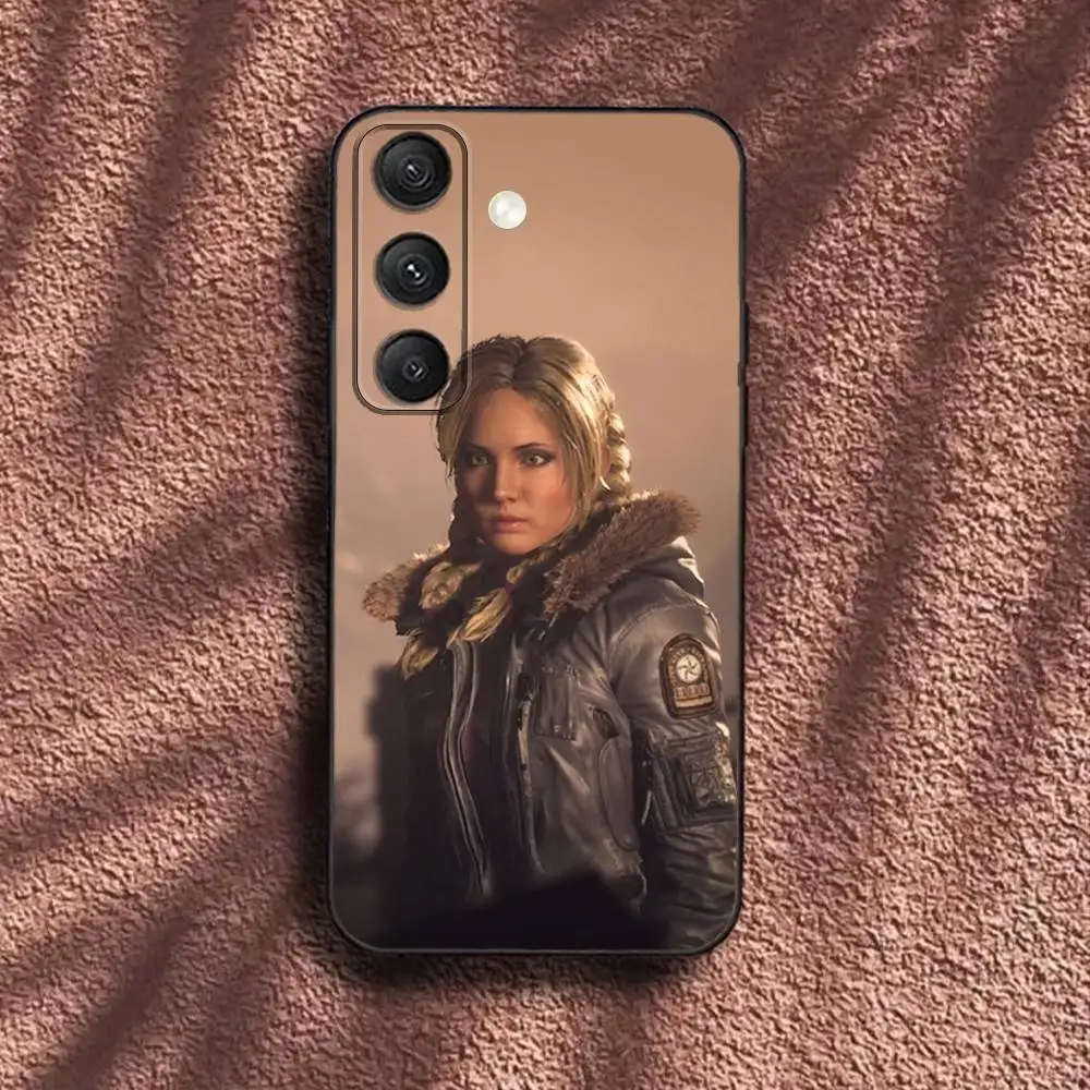 حافظة هاتف Game U-Until D-Dawn لهاتف سامسونج S25، S24، S23، S22، S21، S20، S10، Ultra، Plus، Lite، FE، غطاء أسود من السيليكون الناعم