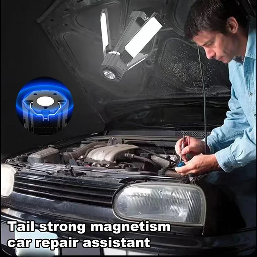 新しい折りたたみ式-led-多機能キャンプライト-usb-充電式-3-モード屋外テントランプ緊急懐中電灯ポータブルランタン