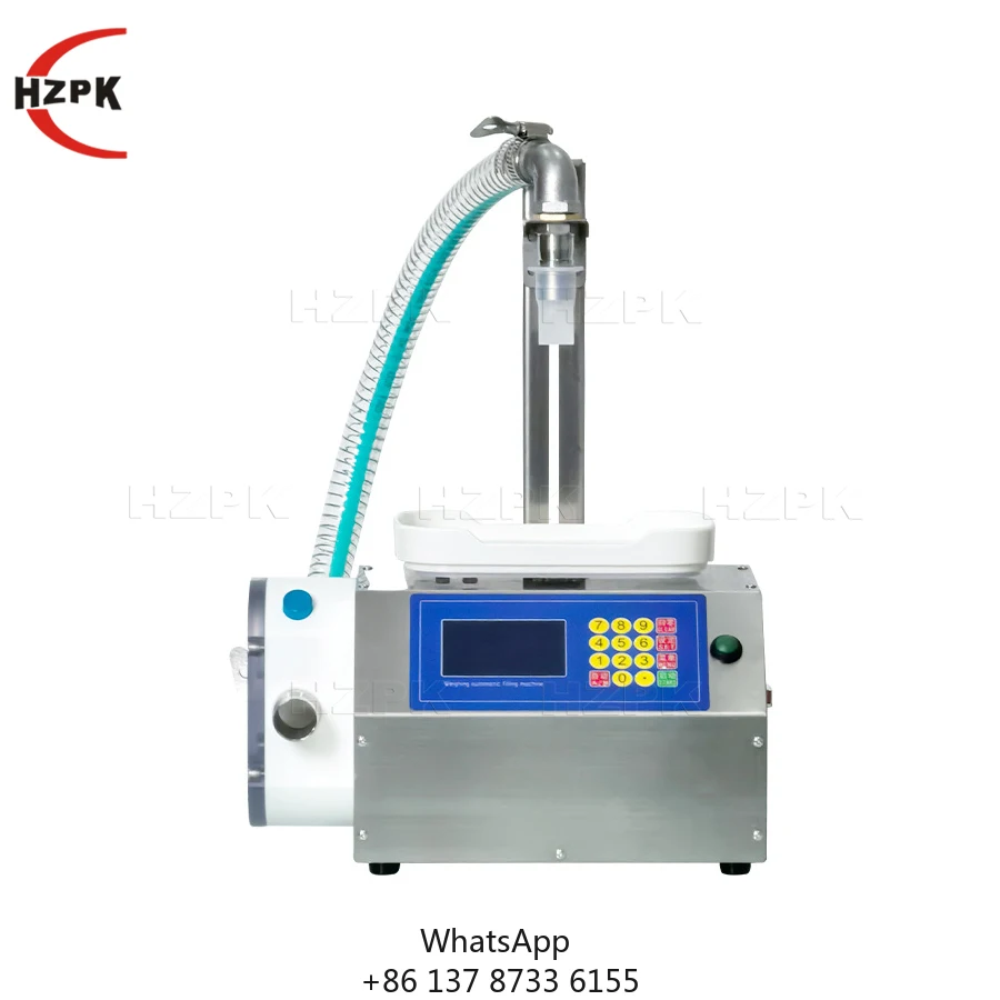 Semi-automatic Bottle Water Digital Control Liquid Filling Machine With Scale