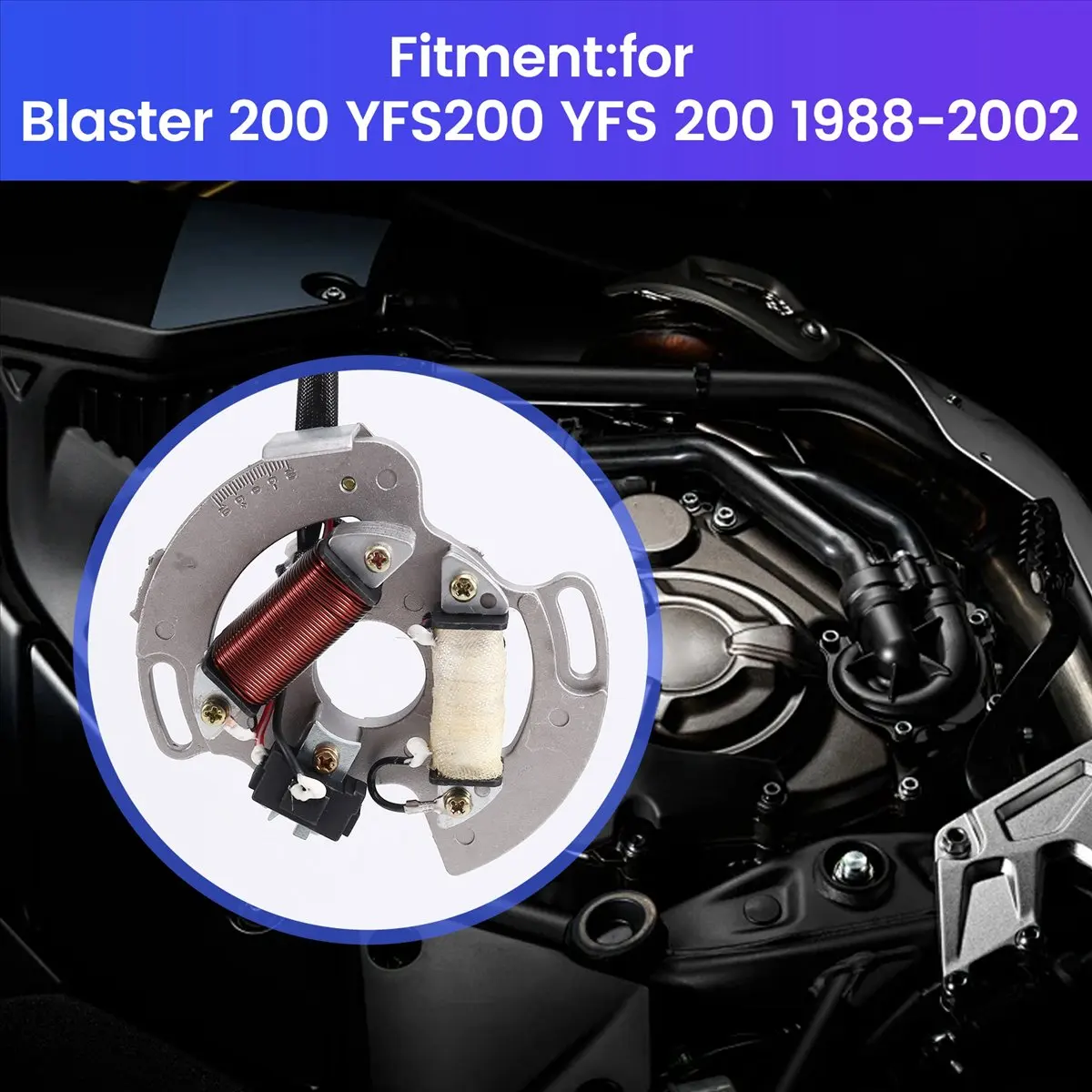 Super Sale New ATV Magneto Engine Generator Stator Coil for Yamaha Blaster 200 YFS200 YFS 200 1988-2002 3JM-85560-00 2XJ-85560-M