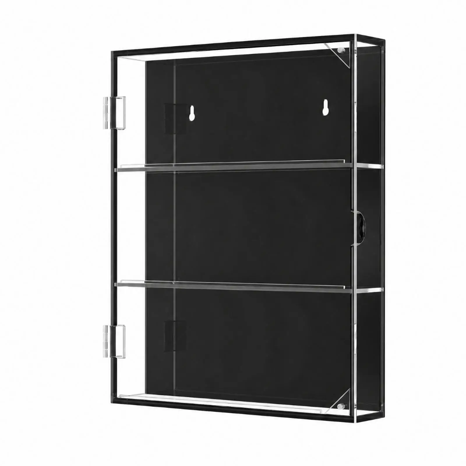 Wall Mounted Acrylic Trading Card Display Case with Door for Graded Baseball Cards Sports Memorabilia Holder Wall Mounted Acrylic Trading Card Display Case with Door for Graded Baseball Cards Sports Memorabilia Holder