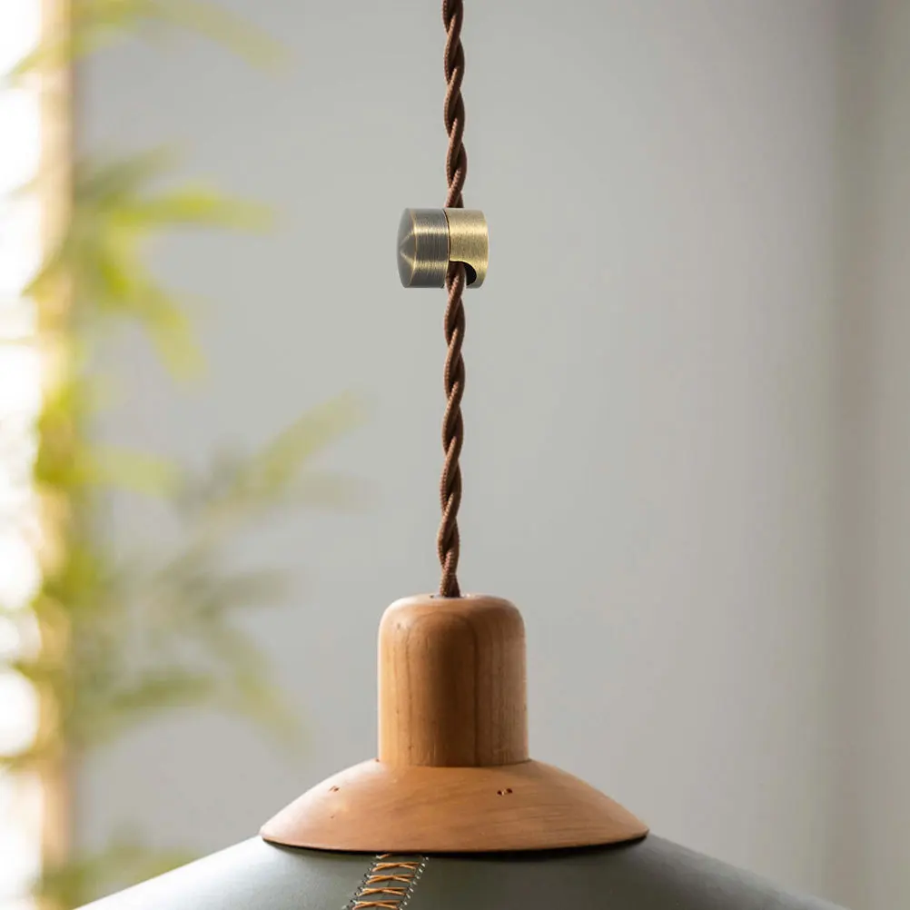 

4pcs Cable Fixing Swag Hooks Durable Metal Cord Organizer For Pendant Lights Ceiling Hanging Fixture Electrical Cord Management