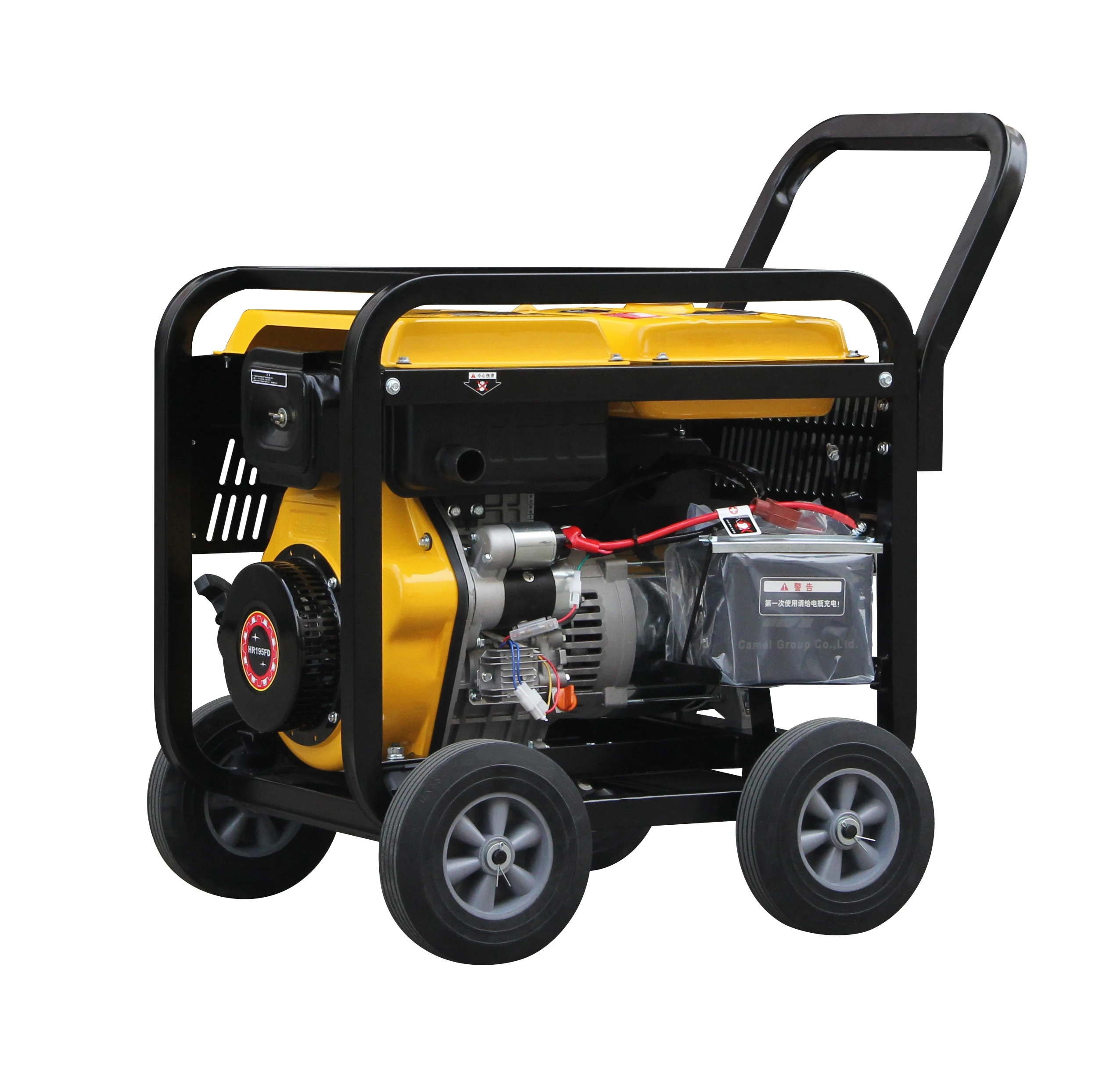 Hiearns 6.5kw 50Hz Frequency 220/380V DG10000E3-3D Open-frame Portable diesel Generators for Home