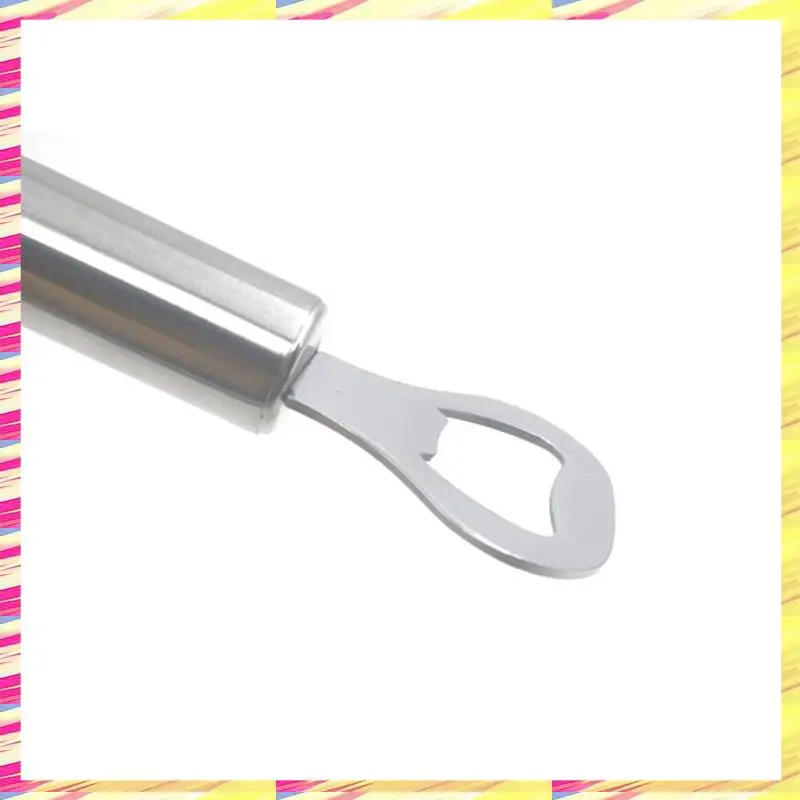

ABJJ 8PCS Mini Portable Stainless Steel Manual Opener Beer Bottle Lids Opener Kitchen Accessories
