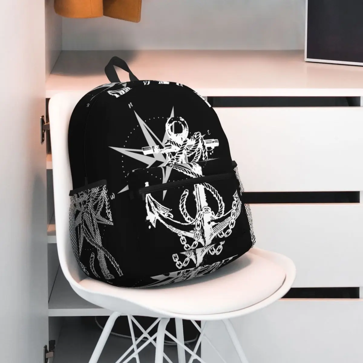 

Морской компас, рюкзак-капитан якоря, лодка, рюкзак, большая вместительная детская сумка для книг, школьная сумка, сумки на плечо для мужчин и женщин