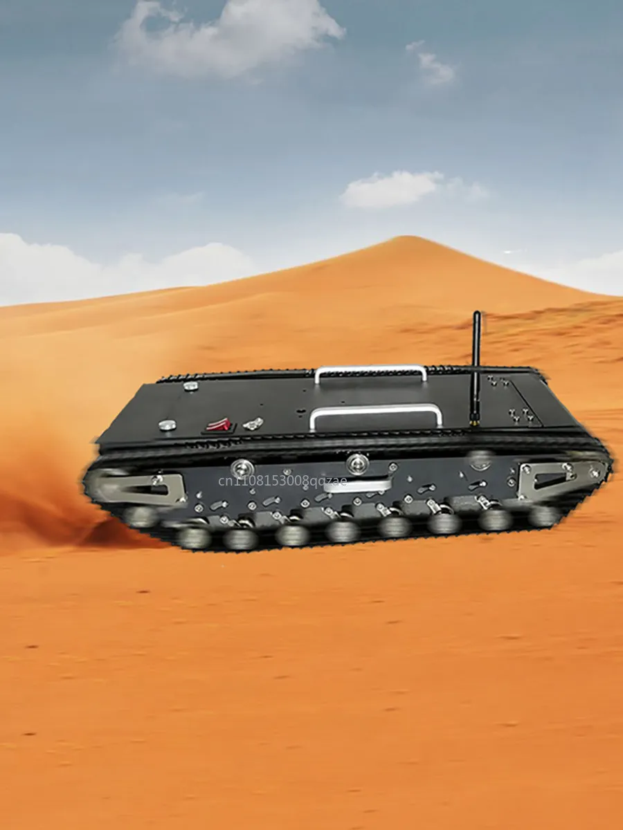 Metal Crawler Chassis Remote Control Tank/remote Control Smart Car Shooting Off-road WT-500S Upgraded Stainless Steel