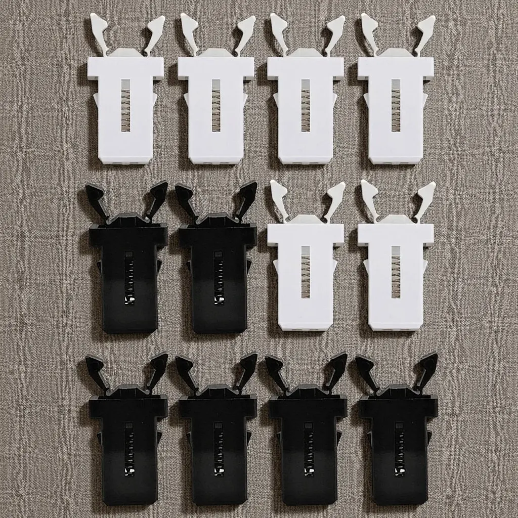 

40 шт. кнопок-фиксаторов для мусорных баков, прочные износостойкие заменяемые защелки для крышек мусорных контейнеров, фиксаторы нажимного типа