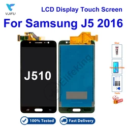 Tested LCD For Samsung Galaxy J5 2016 Screen SM-J510F J510FN J510M J510 LCD Display with Touch Screen Digitizer Assembly Replace