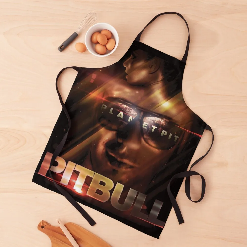 Pitbull Mr.Worldwide Planet Apron men's barbecue kindergarten teacher Apron