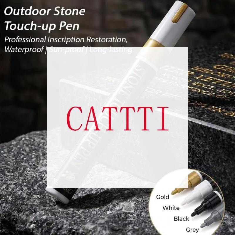 

Quick-Drying Tombstone Marker Pen Waterproof Weather-Resistant Gravestone Marker Pen Fine Tip Oil Based Gravestone Lettering Pen