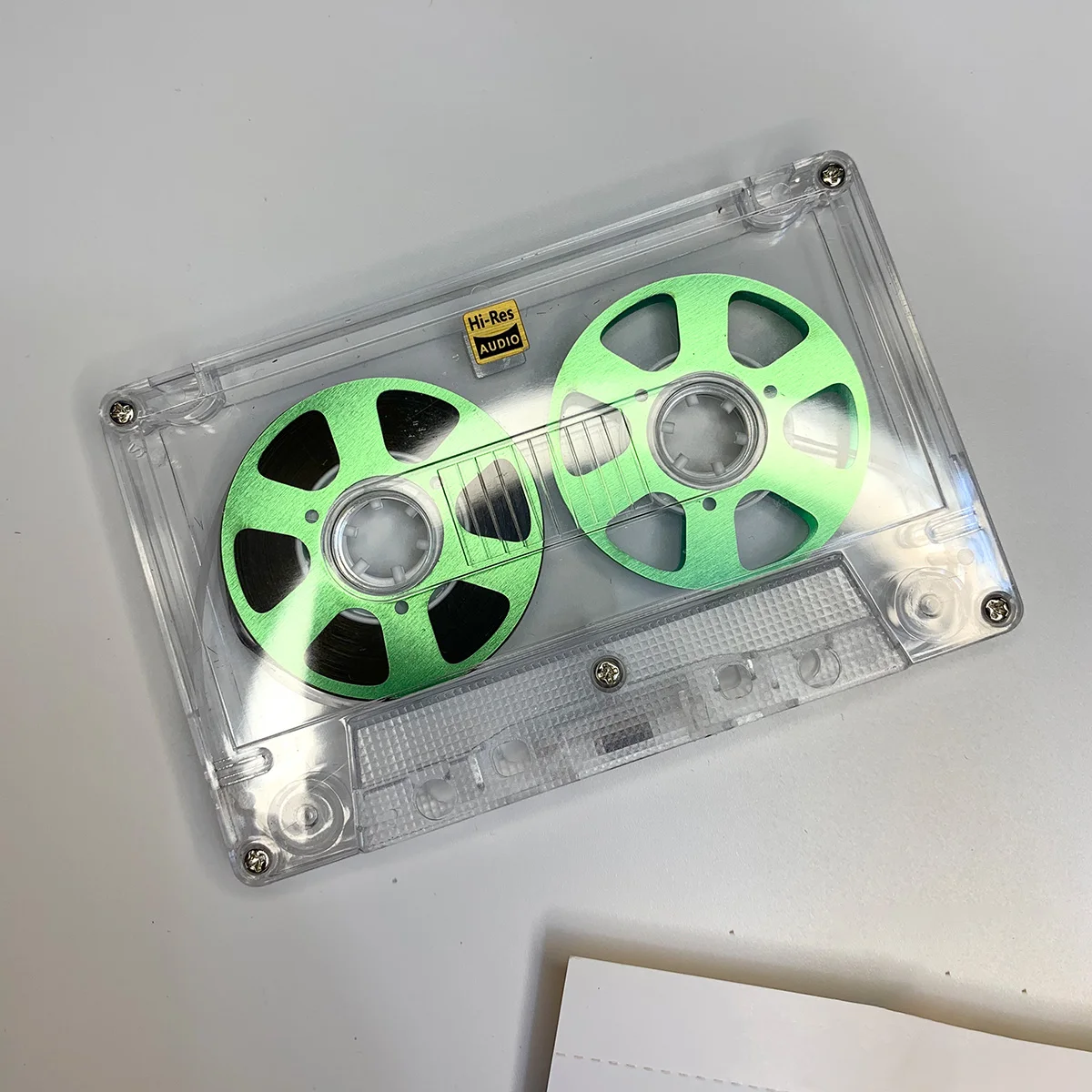 Retro Reel-to-Reel-Kassette, beidseitig beschichtetes Metall, 50 Minuten, leeres Kassettenband für Walkman-Aufnahmen (mit 50-minütigem Band) – Detail 7