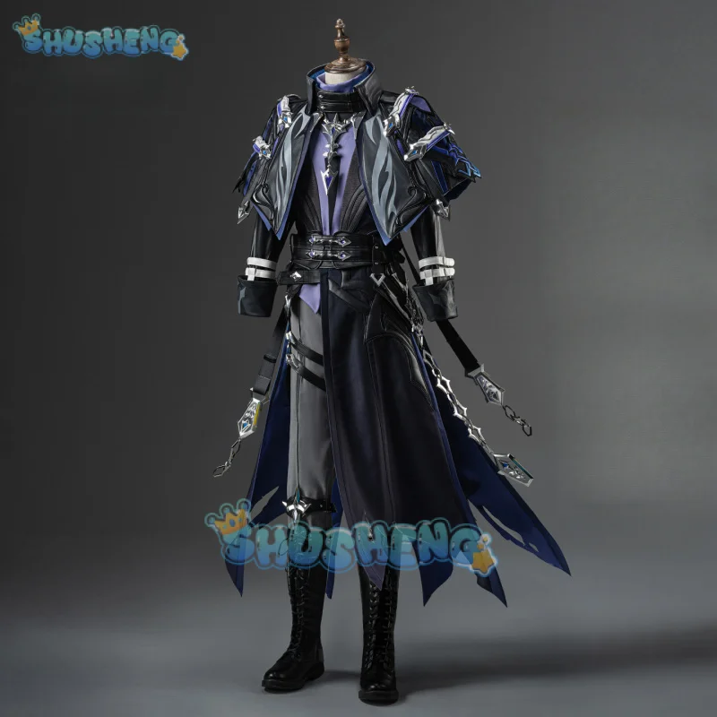 

Genshin Impact Kyryll Chudomirovich Flins Косплей Костюм Парик Униформа Игра Cos Наряд Хэллоуин Вечеринка для Женщин Мужчин Карнавал