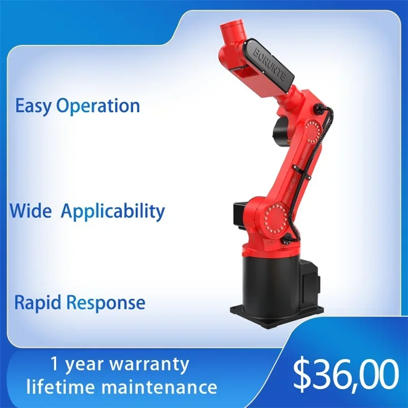 5KG Payload  Reach 940mm  High Precision Manipulator BORUNTE Robot  Arm Automatic 6 axis Robotic Arm