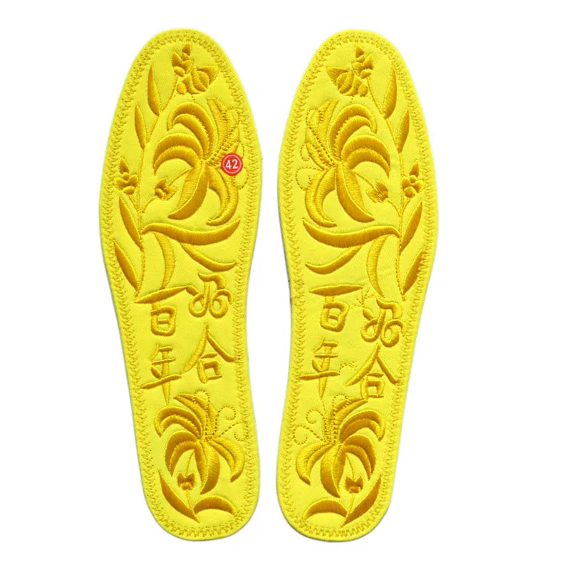 

New fashionable, beautiful and trendy soft sweat absorbing pure cotton insole 3899