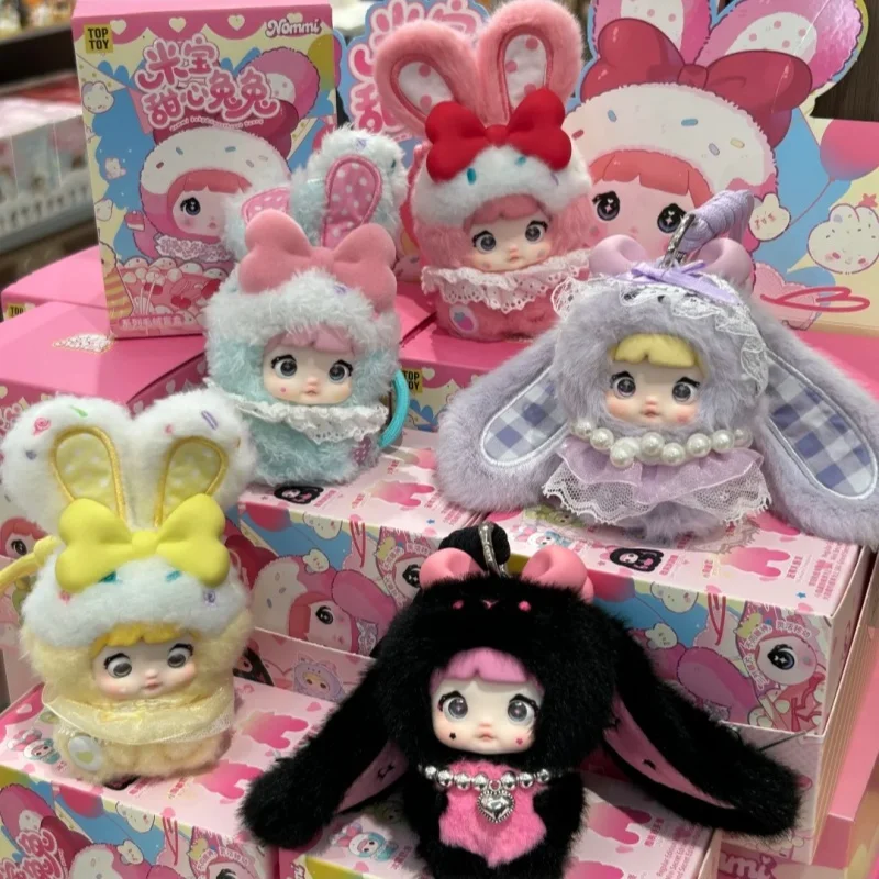 

Nommi Baby Sweetheart Bunny Виниловая слепая коробка игрушки Sweetheart Rabbit Mystery Box Виниловые куклы Mibao Модель Подвеска Модный игровой подарок
