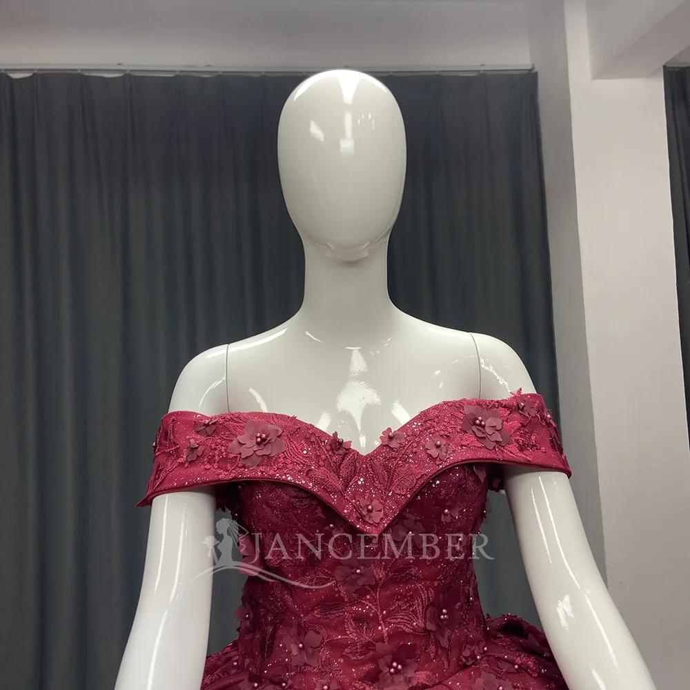 Красное платье Quinceanera с румянами, бальное платье, аппликации, бисер, индивидуальный корсет в форме сердца, сладкий 16, 15, Vestidos de 15 quinceañera