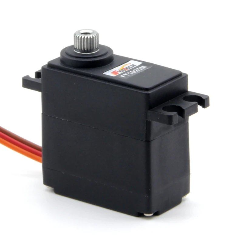 인공 지능/로봇 키트/Eneloop 용 고전압 토크 디지털 서보 모터 7.4V 10.5Kg FT1025M 메탈 기어 서보 모터
