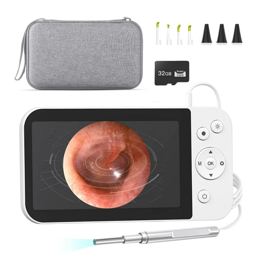 3.9mm 1080P HD Visual Digital Otoscope 5