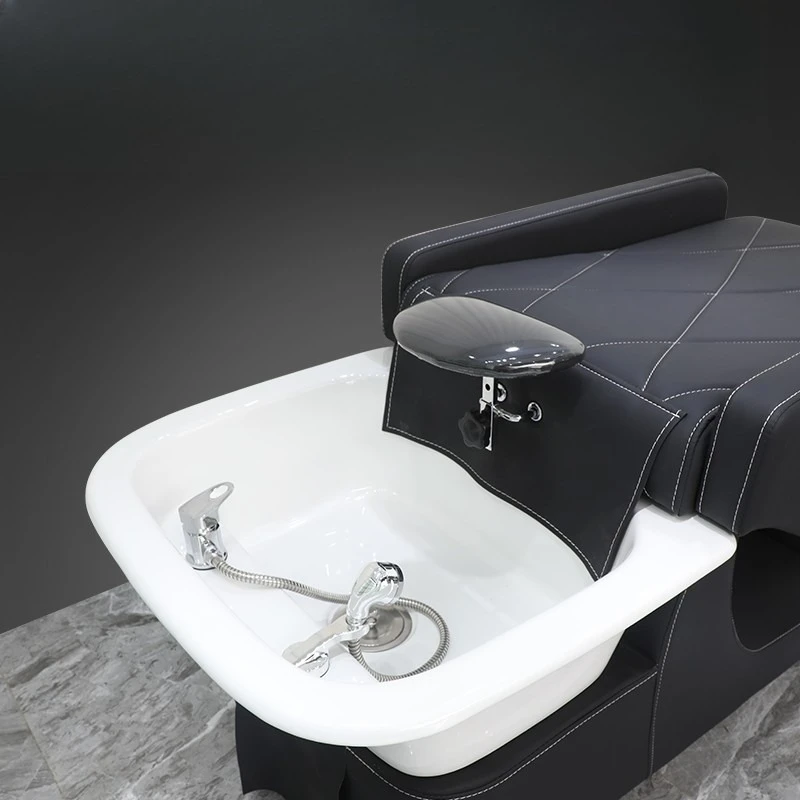 

Hair salon shampoo bed hair salon special flush bed Thai full lying ceramic basin half lying
