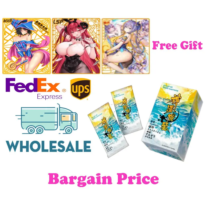 

Bargain Price Atlas Of God Cartoon Collection Card Popular Game Waifu Booster Box ACG TCG CCG Doujin Toys And Hobbies Gift