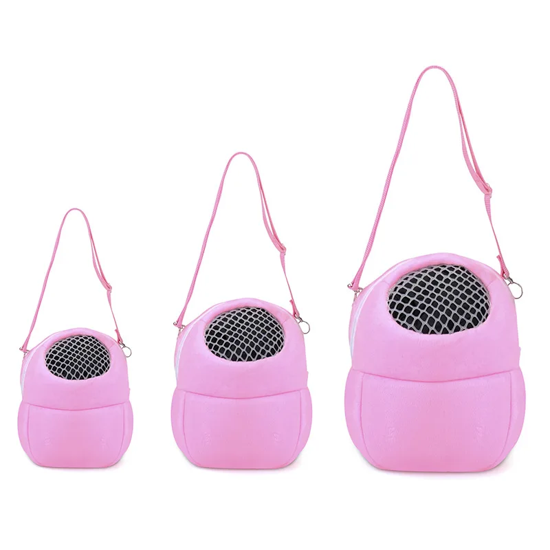 Small Pet Backpack Outing Portable Squirrel Chinchilla Dutch Pig Cotton Nest Mesh Breathable Hamster Shoulder Bag Cat Carrier