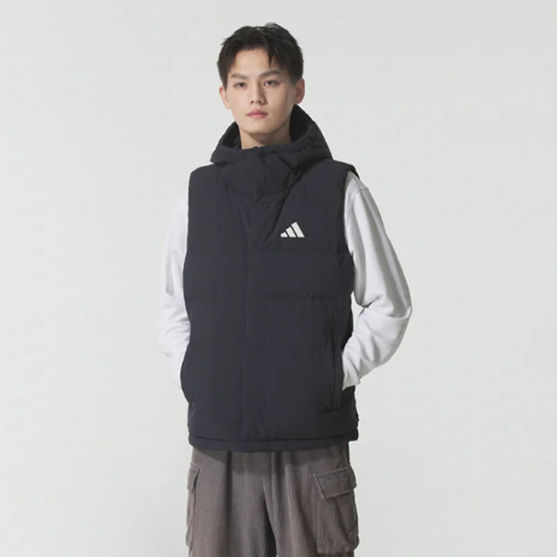 Adidas HELIONIC VEST KH3995 Men's Sleeveless Hooded Warm Down Vest  Free returns