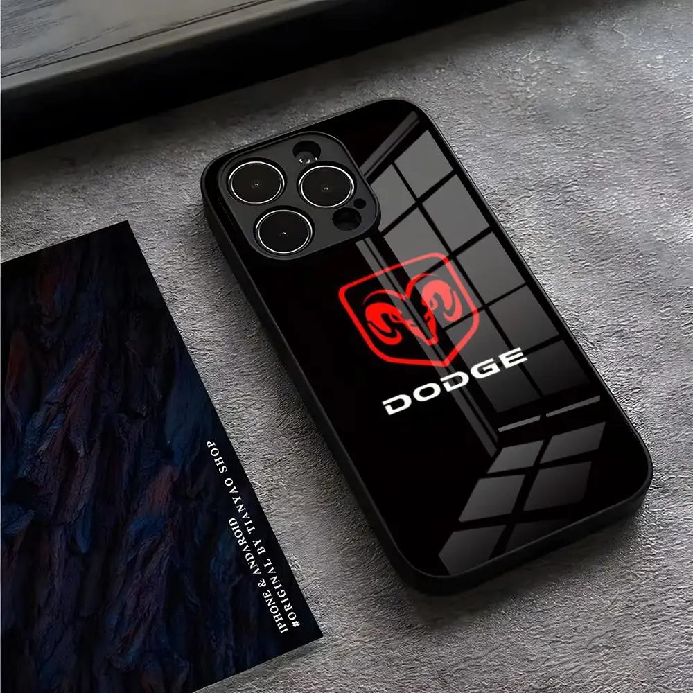 Cool Cool D-dodge-S Logo Phone Case For IPhone 17 Pro Max 15 Pro 18 14 12 11 13 Mini X XR XS 16 Plus SE Glass Cover - Aliexpress Deal