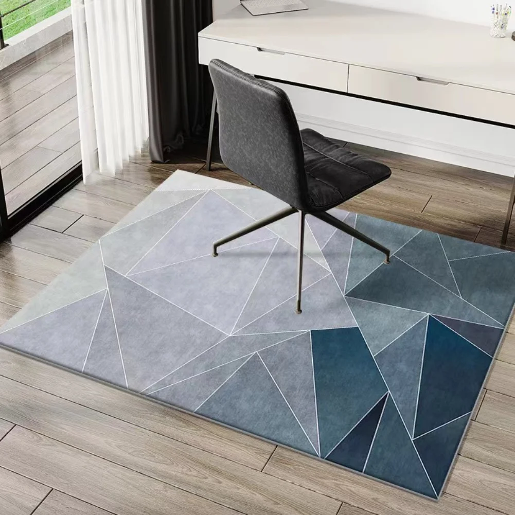 For Office Office Chair Mat Rolling Chair Mat Office Chair Mat Blue black white gray Polyester Blend Scratch Protection