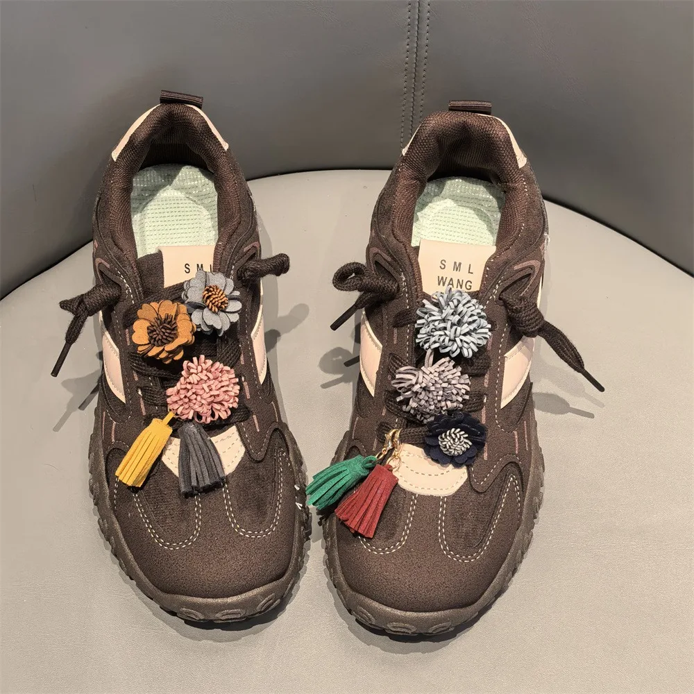 Maillard Quaste Anhänger Schuh Charms Leder Blume Schnürsenkel Schnalle Sport Schuh Dekoration Zubehör – Detail 6