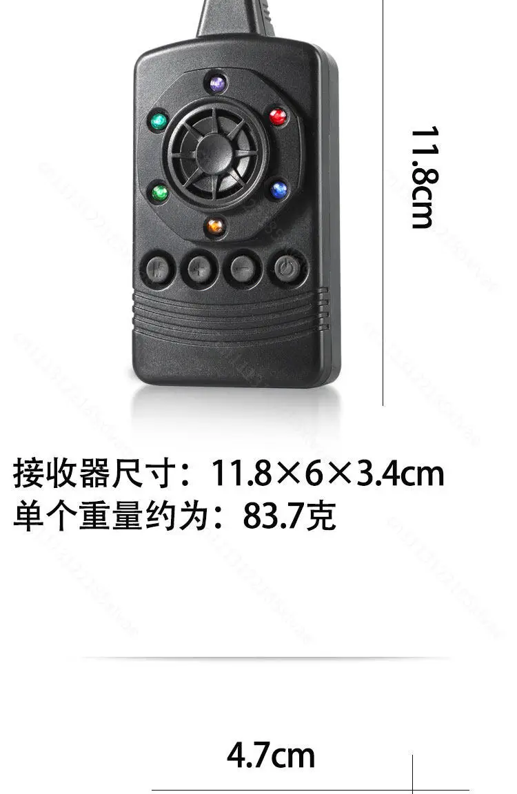 For JY‑90 Wireless Fish Bite Alarm, Electronic Carp Fishing Bite Indicator for Freshwater Angling in Europe