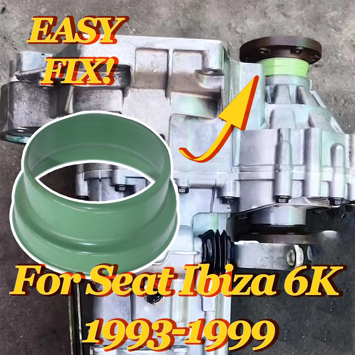 

5SP Manual Gearbox 020 Seal Housing Transmission Axle Drive Flange Sleeve For Seat Ibiza 6K 1993 1994-1999 Cordoba 6K 020301192A