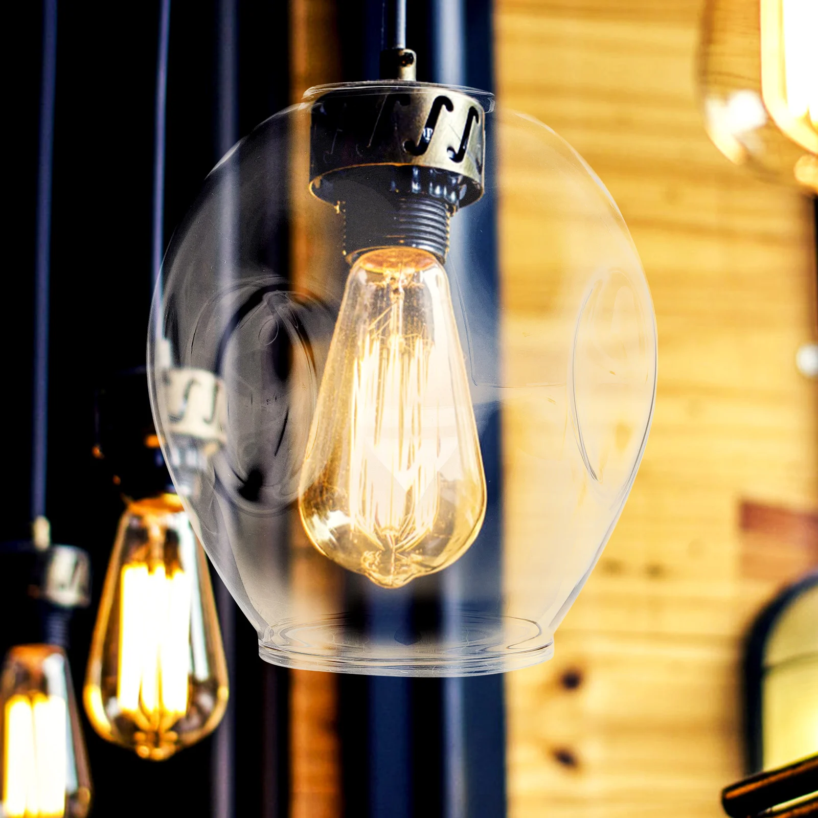 

Glass Lamp Shade Wall Sconce Light Cover Chandelier Decorative Easy Install Small Size Modern Elegant Glass Lamp Shade