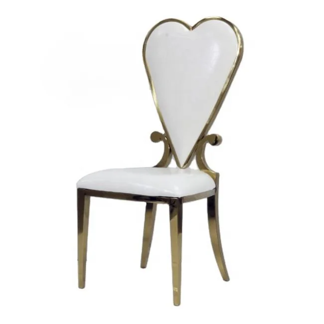 for YHY-N-016 New Style White Romantic Love Shaped Wedding Conference Chairs for Events