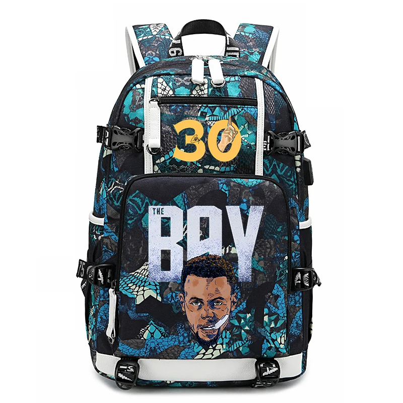 print student schoolbag youth backpack large capacity travel bag suitable for boys and girls