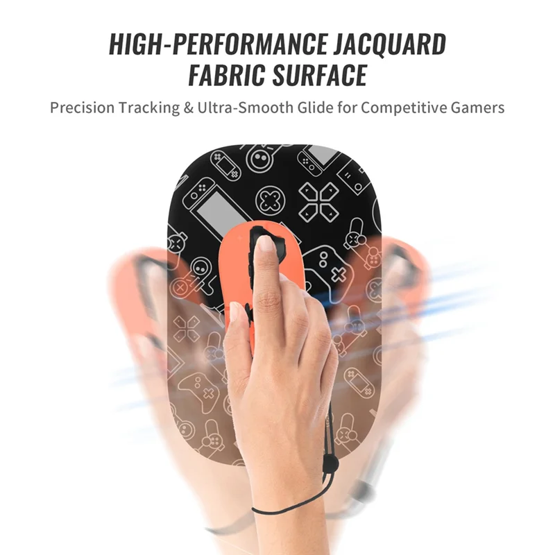 L52A-для Nintendo Switch 2 игровой контроллер, совместимый комплект игрового коврика для мыши, 2 шт., эргономичная портативная ручка для мыши, держатель-подставка