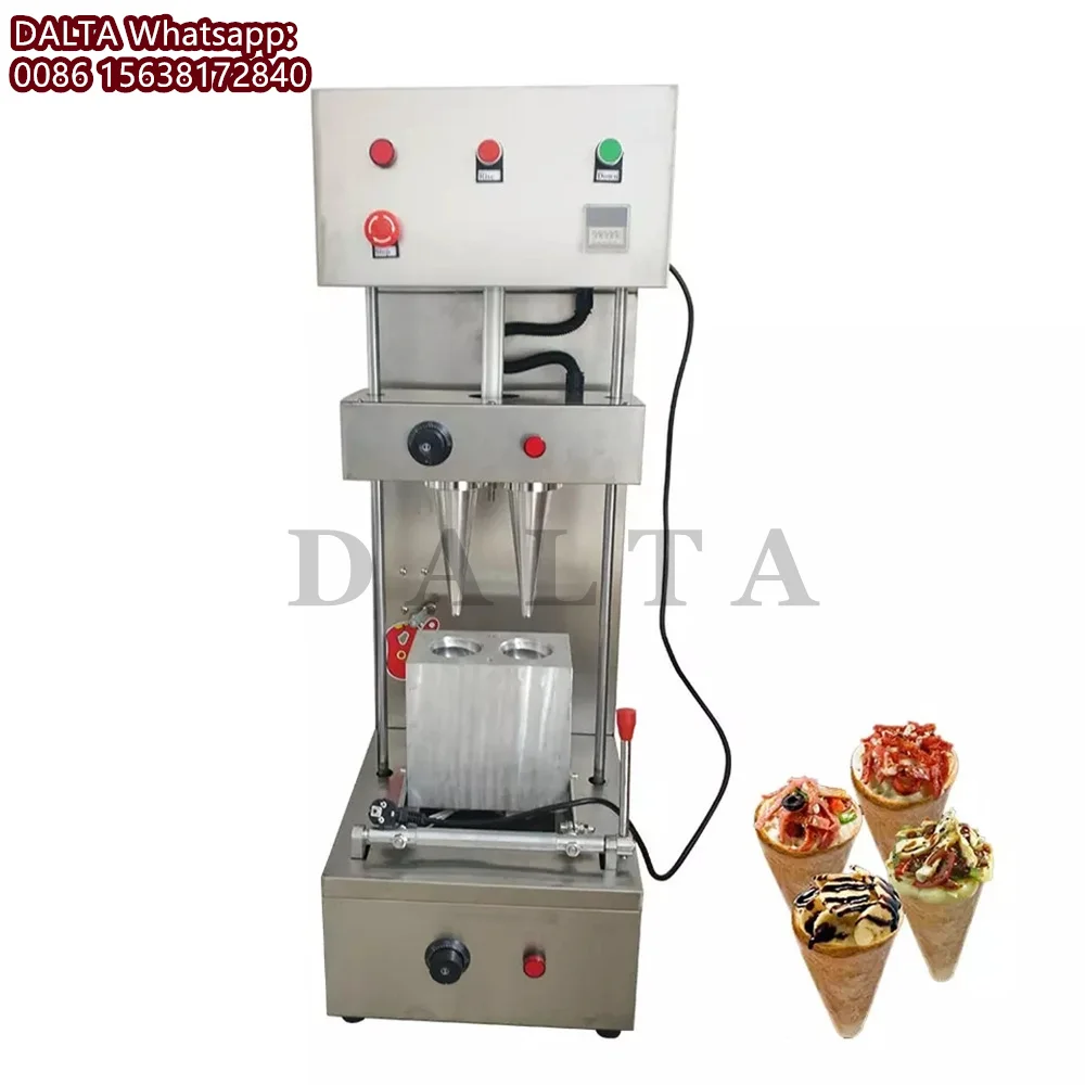 

Two Mold Conch Shaped Pizza Cone Making Machine Pizza Cone Maker Pizza Cone Forming Machine