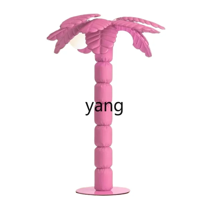 

LTT Italian light luxury living room creative vertical entrance coconut tree floor ornament decoration