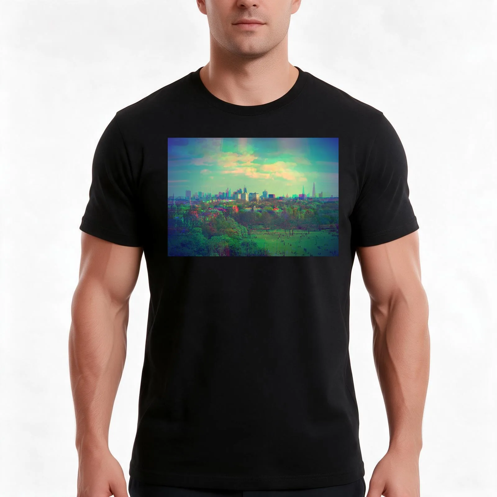 Primrose Hill Summer Haze T-Shirt Summer Casual Cotton Tee Oversized Streetwear Tops Vintage Graphic Print Unisex Men Women