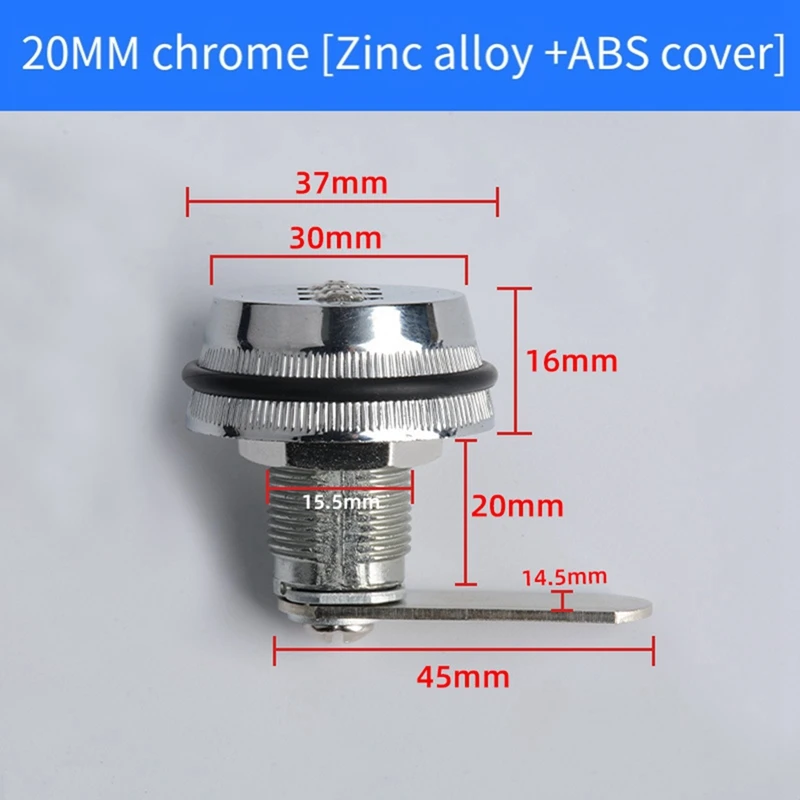 20 mm mechanisch cijferslot antidiefstalslot voor kantoor archiefkast lade envelop doos opbergkast