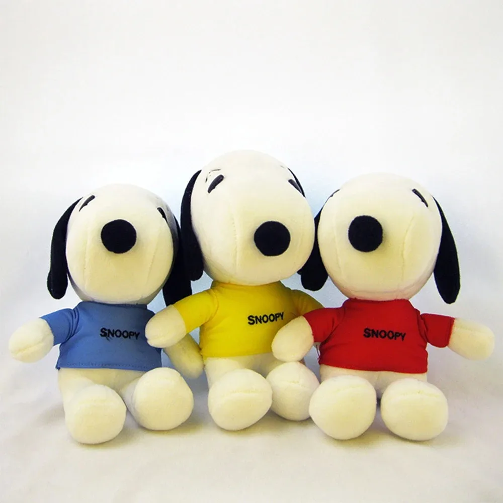 

2025 // 3pcs New Doll plush 18cm Cartoon Snoopy plush Dog Cute Doll Snoopy Toy Chrimas gift